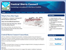 Tablet Screenshot of centralsierraconnect.org